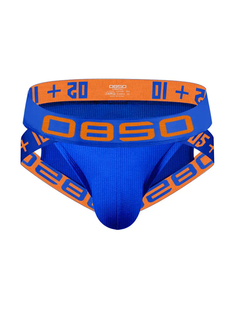 2 Pack Men's Breathable Personalized Low-Rise High-Elastic Briefs