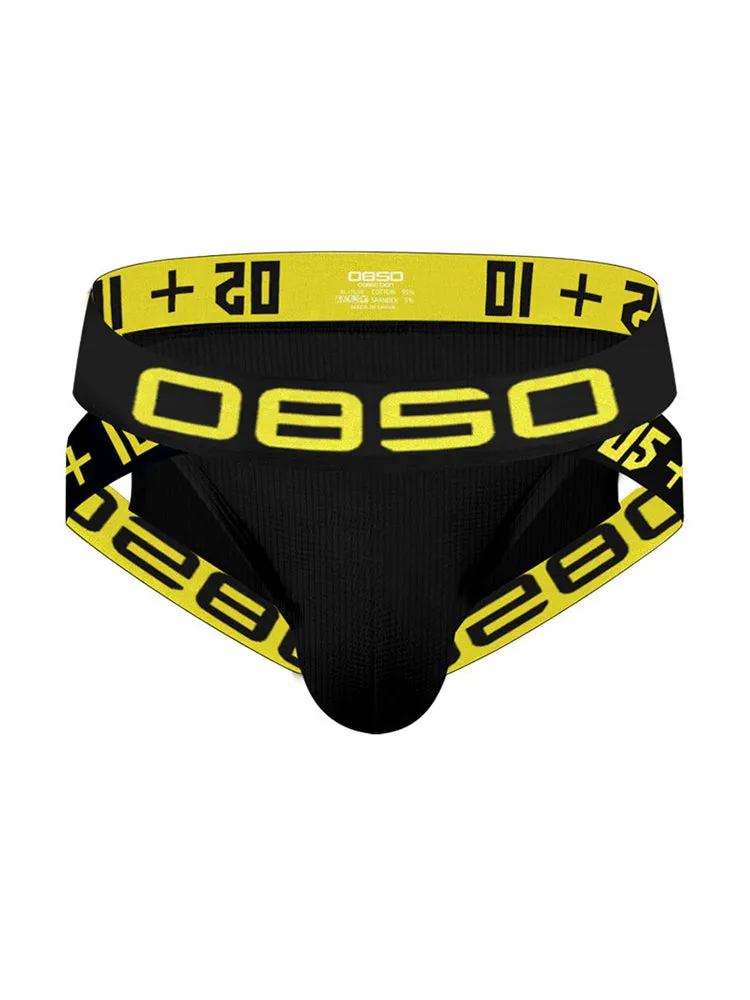 2 Pack Men's Breathable Personalized Low-Rise High-Elastic Briefs