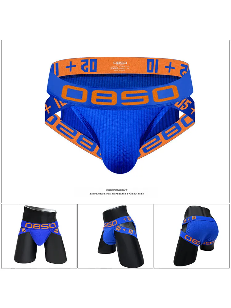 2 Pack Men's Breathable Personalized Low-Rise High-Elastic Briefs
