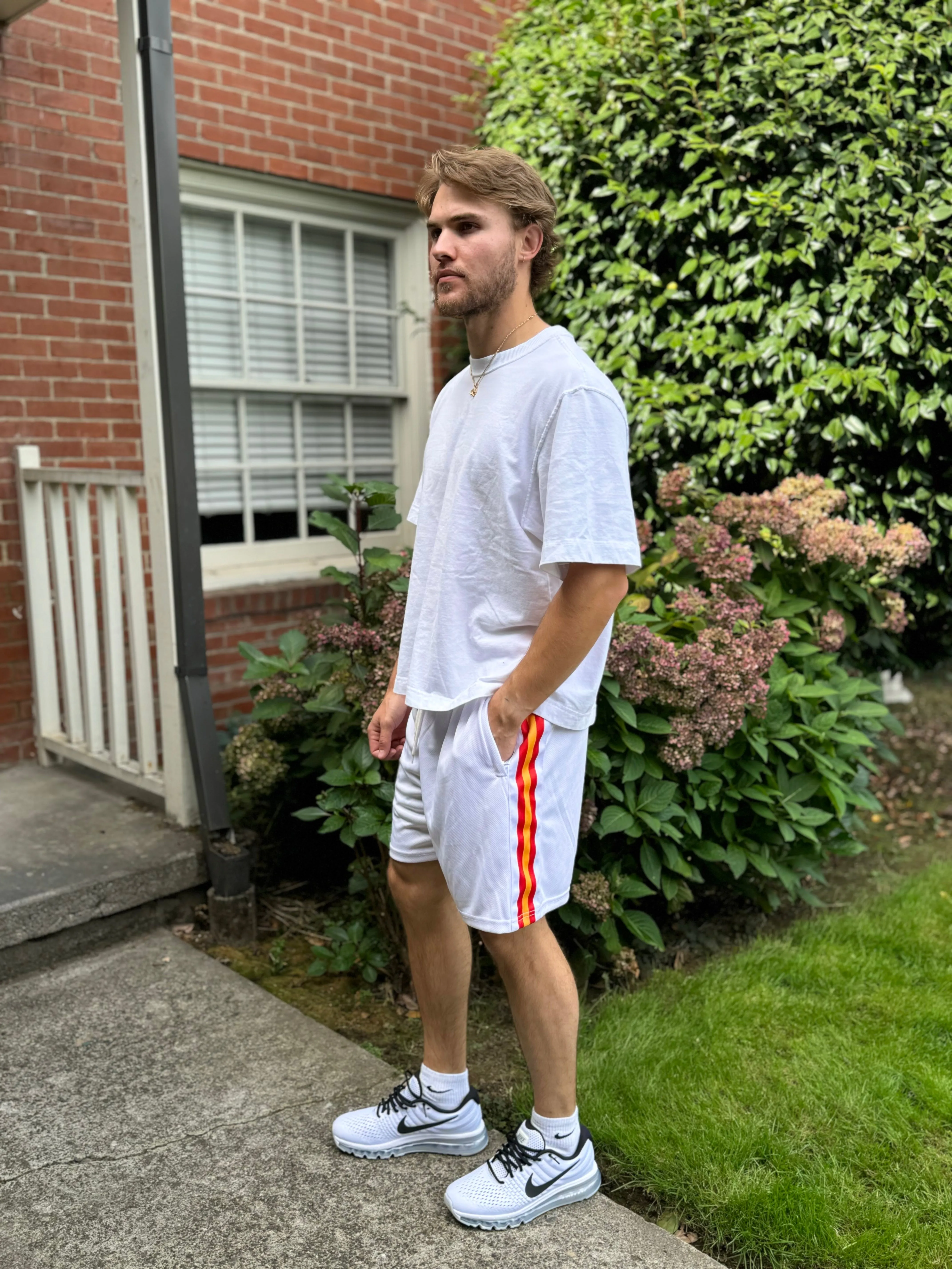 Arrow Dynamic Men's Mesh Shorts White