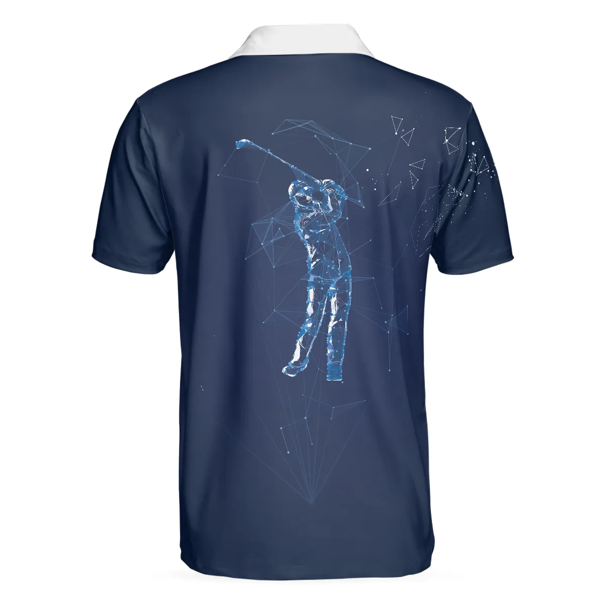 Artistic High Tech Skull Polo Shirt, Golf Shirt For Men, Gift For Golfers
