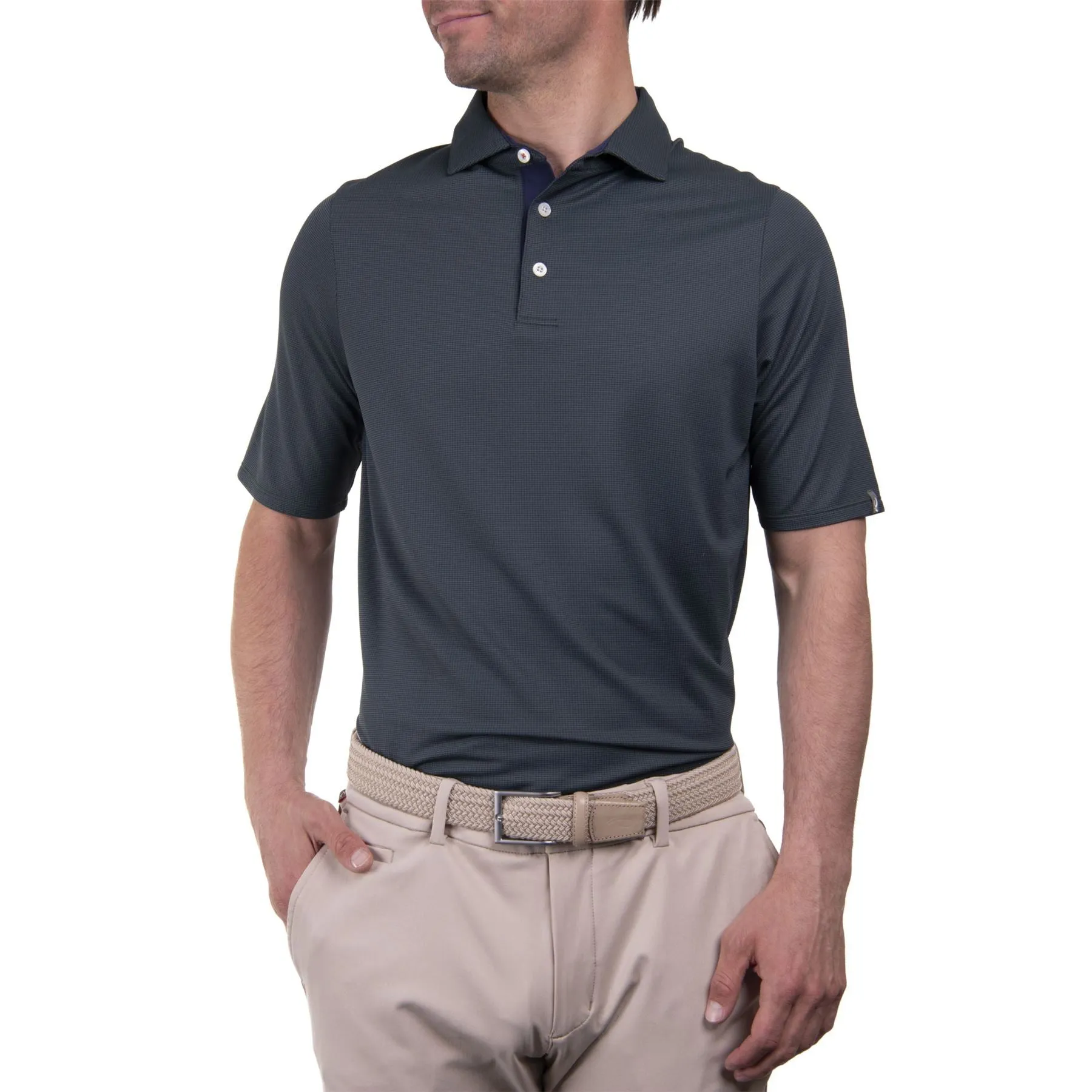 Ashton Polo Evergreen/Atlanta Blue - AW23