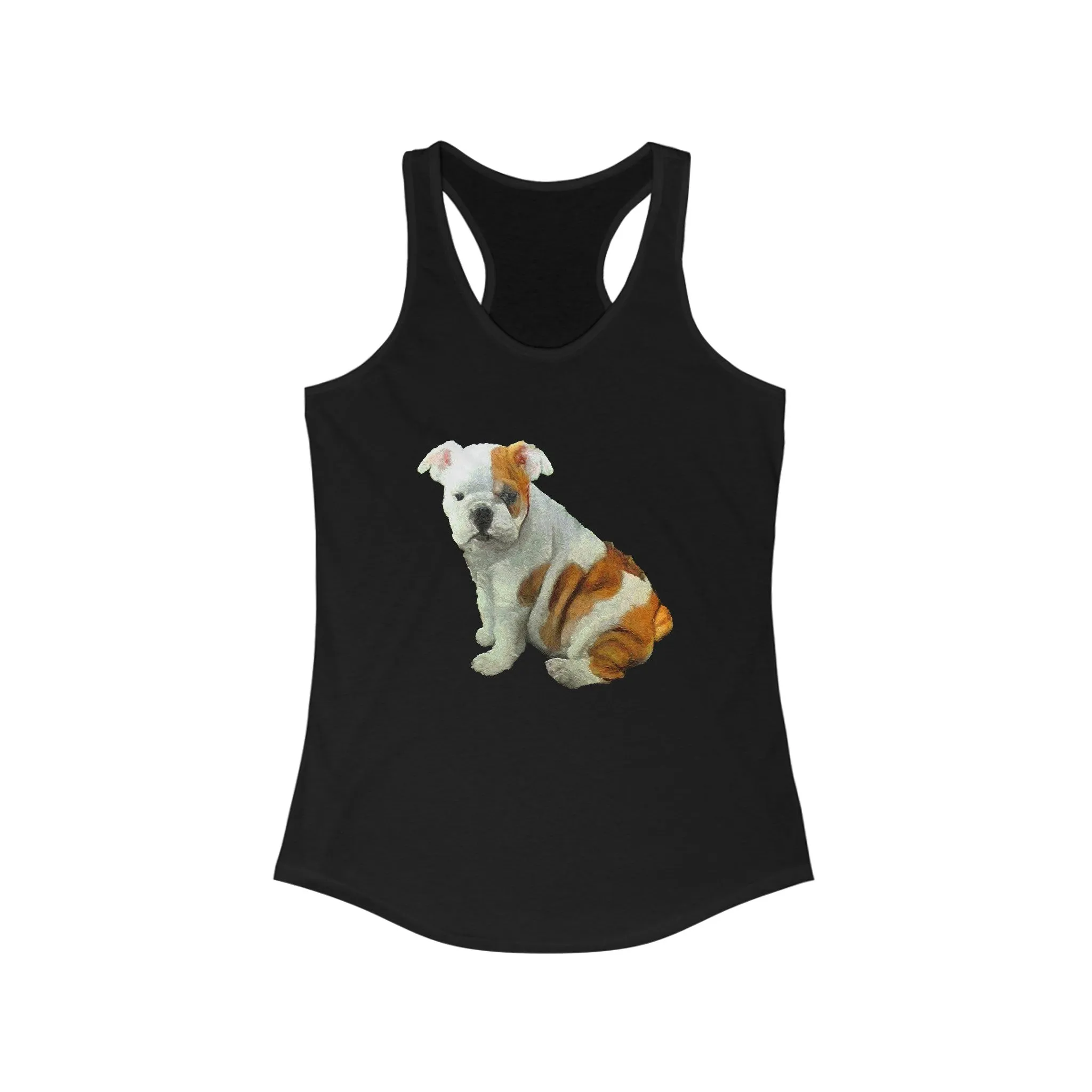 'Bugsy' English Bulldog Women's Racerback Tank