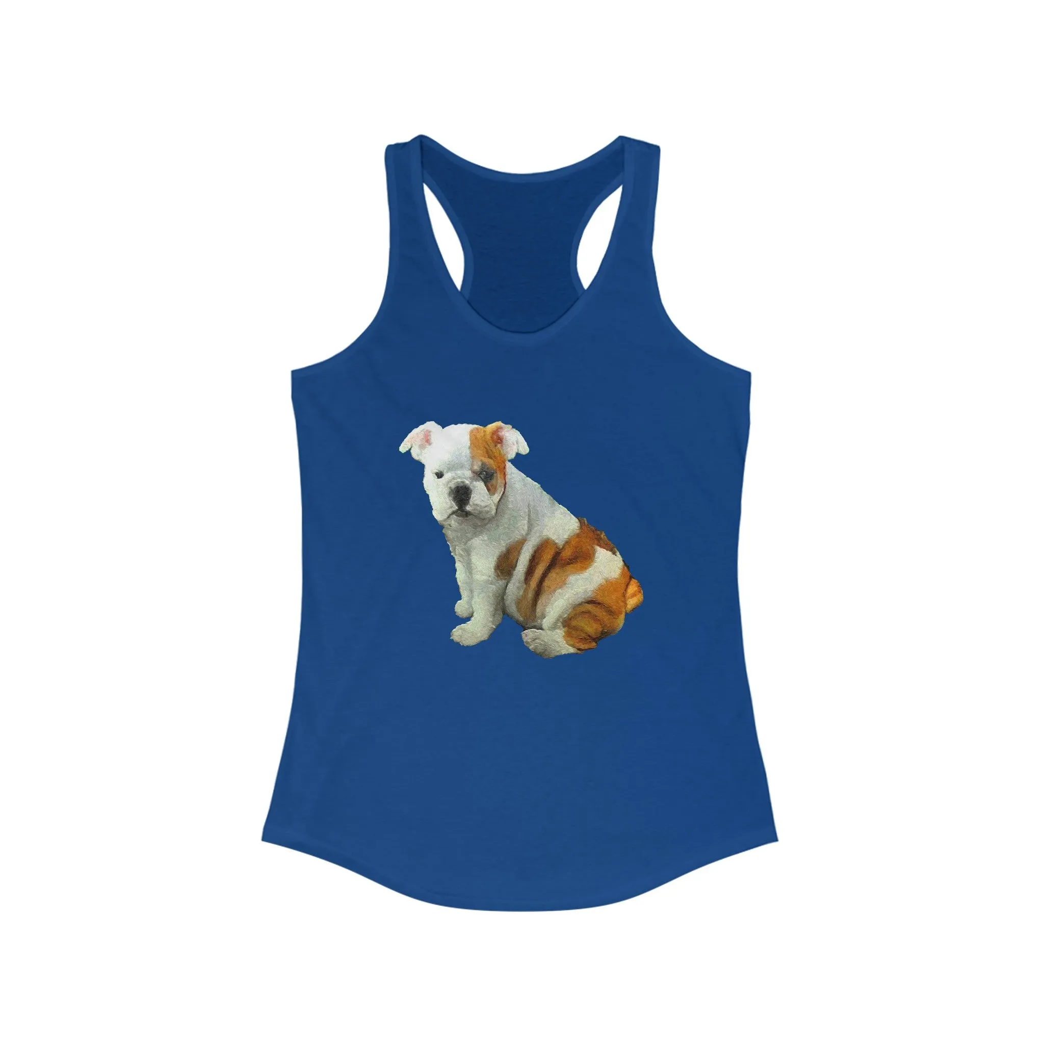 'Bugsy' English Bulldog Women's Racerback Tank