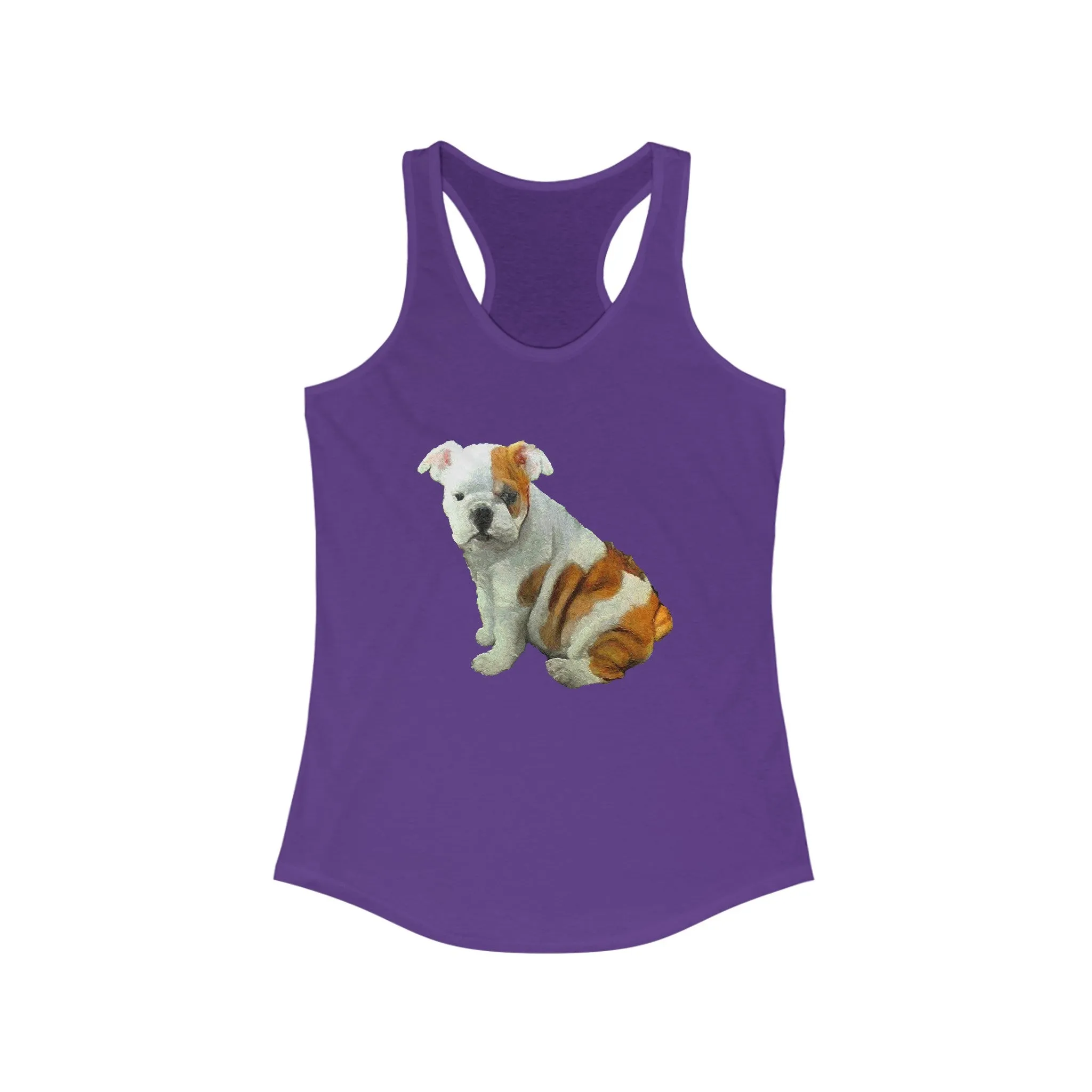 'Bugsy' English Bulldog Women's Racerback Tank