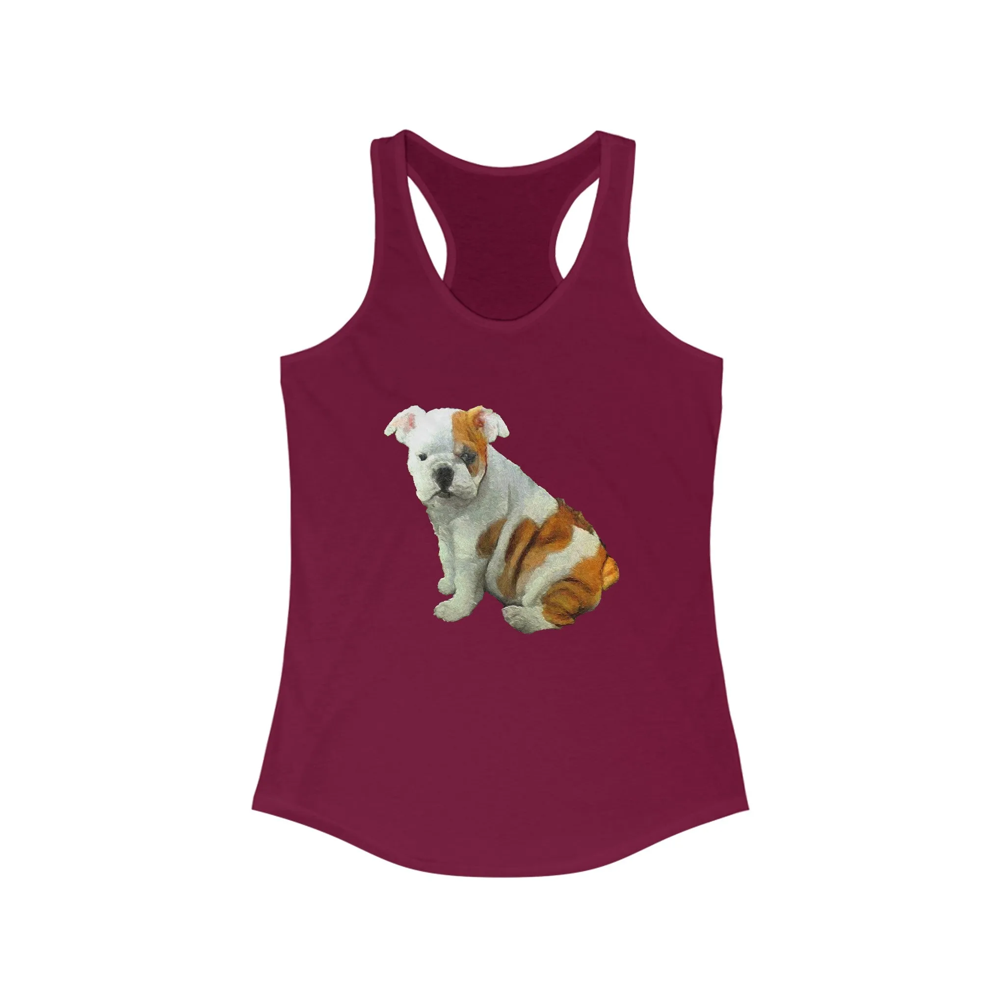 'Bugsy' English Bulldog Women's Racerback Tank