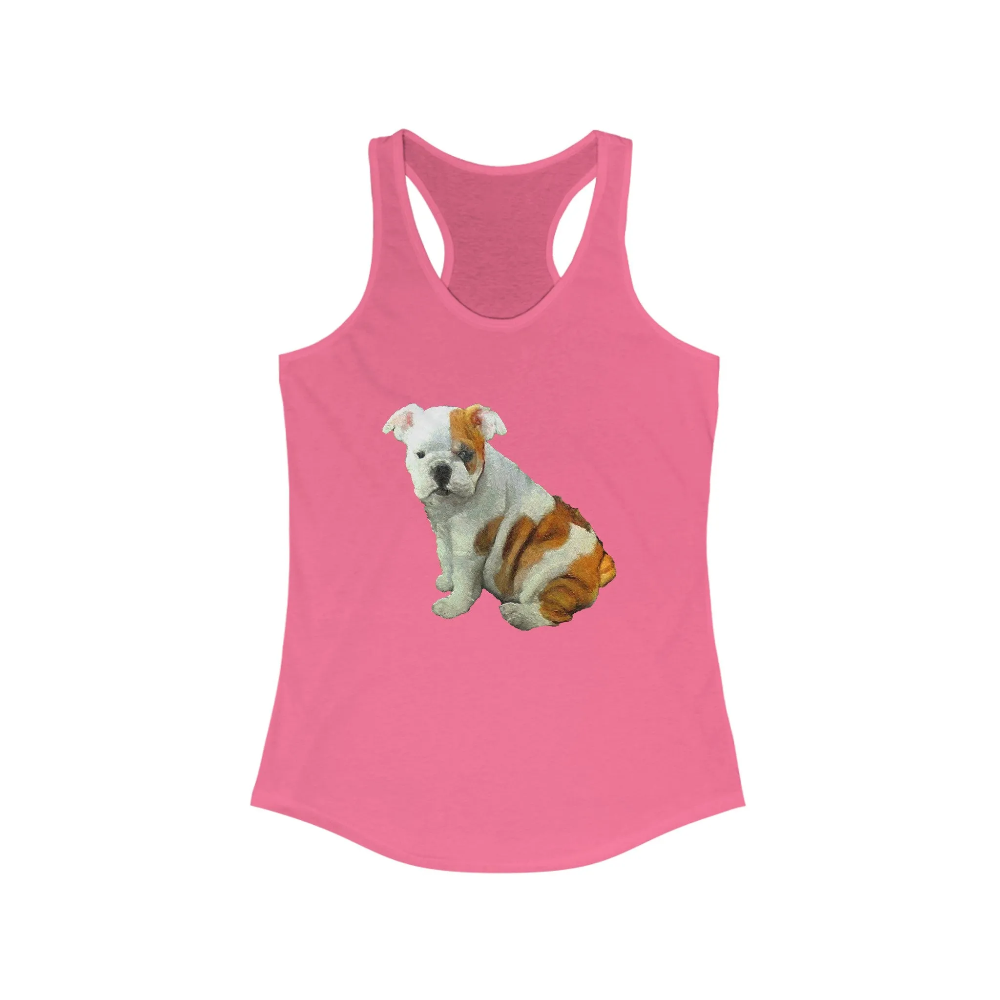 'Bugsy' English Bulldog Women's Racerback Tank