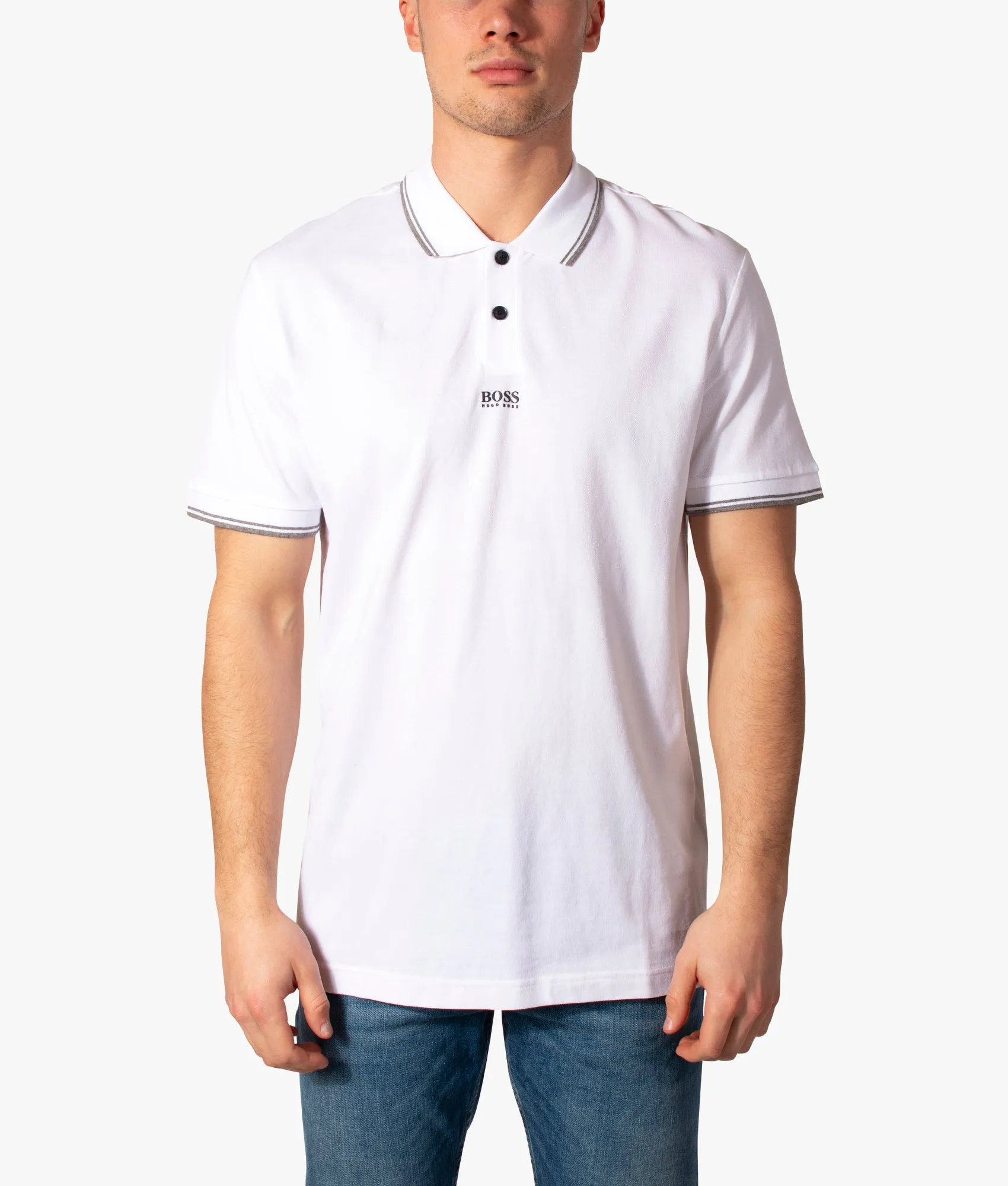 Casual PChup Central Logo Short Sleeve Polo