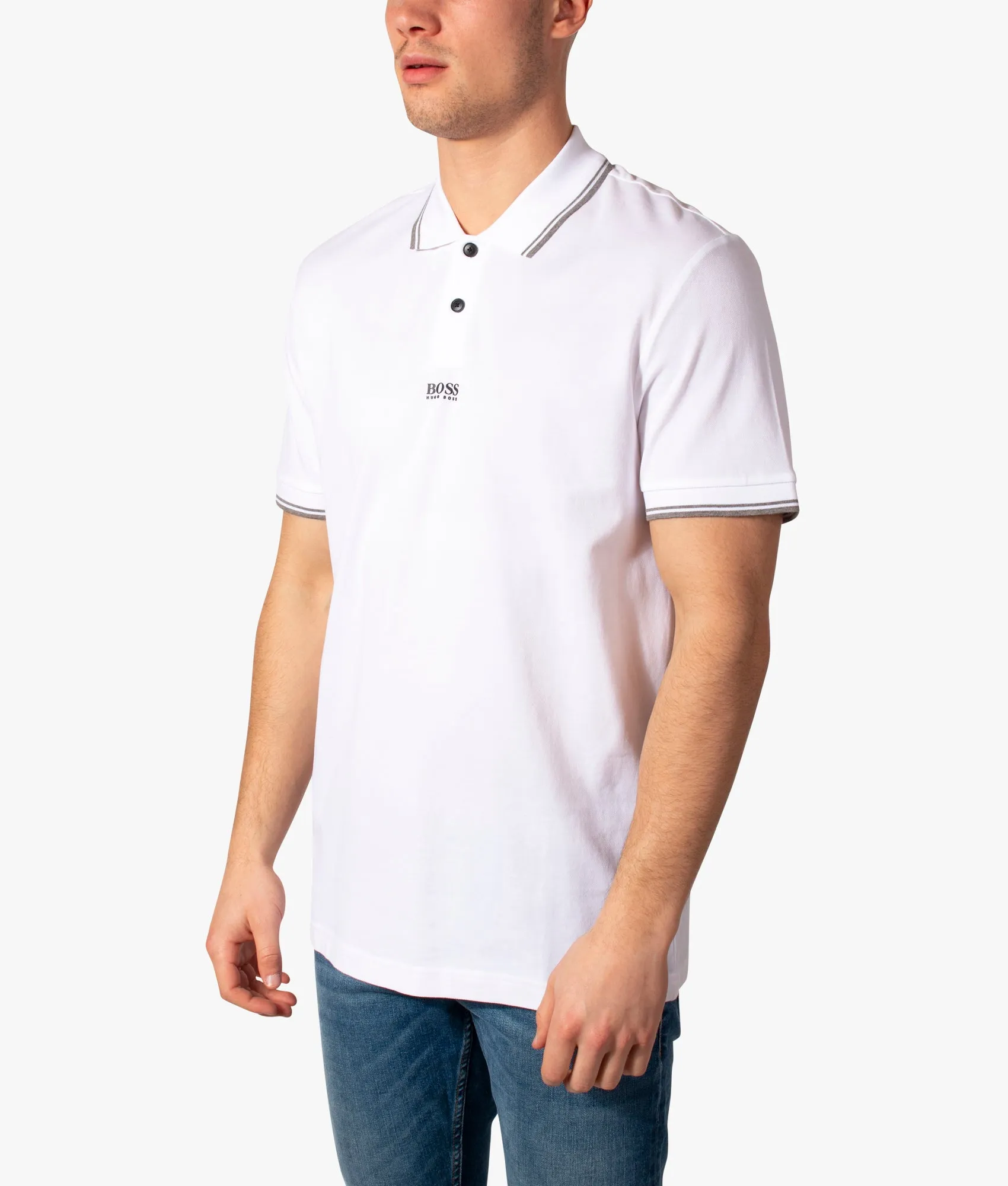 Casual PChup Central Logo Short Sleeve Polo