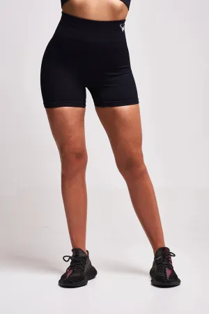 Chino Recycled Rib Booty Shorts – Black
