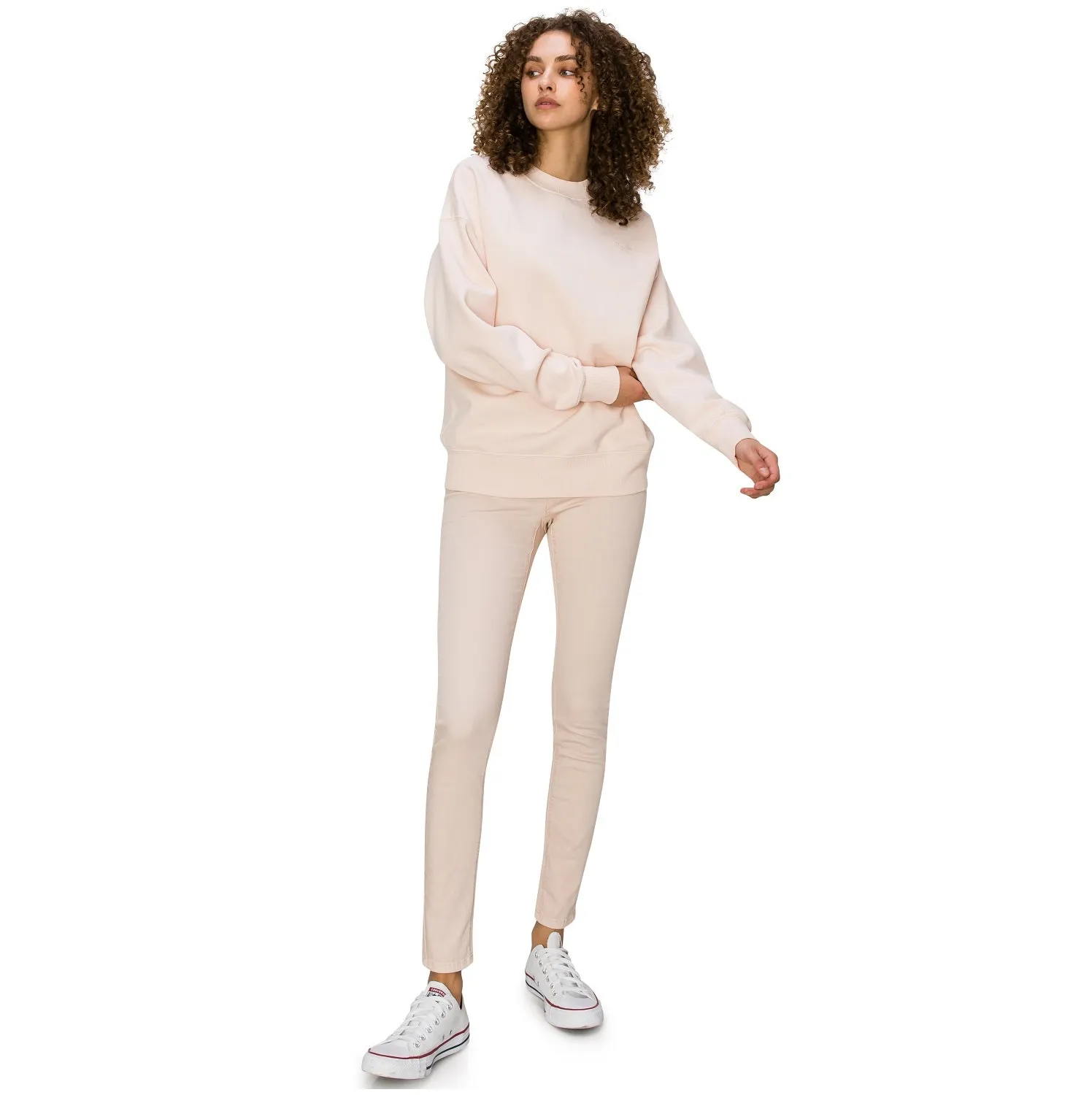 Cloud Fleece Crewneck Sweatshirt - Oracle Pink