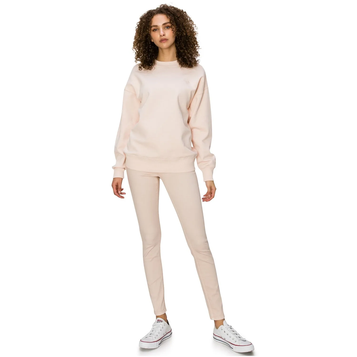 Cloud Fleece Crewneck Sweatshirt - Oracle Pink
