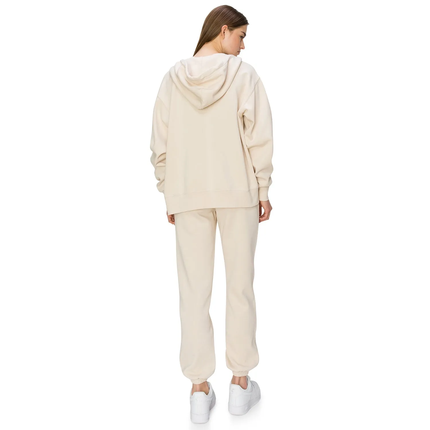 Cloud Fleece Zip Up Hoodie - New Beige