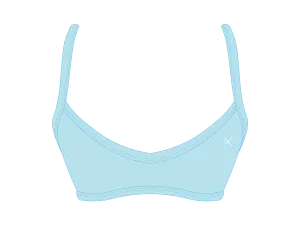 Cloudy Blue Sporty Top