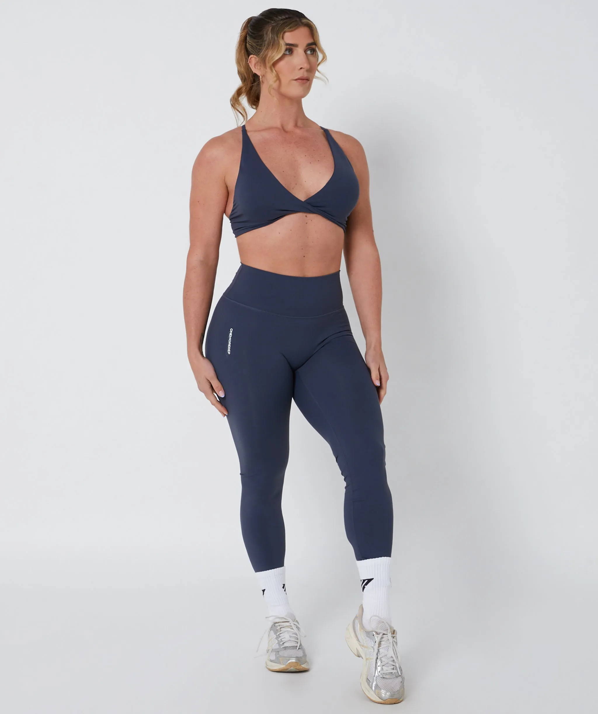 Core Scrunch Leggings Full Length Slate by OneMoreRep