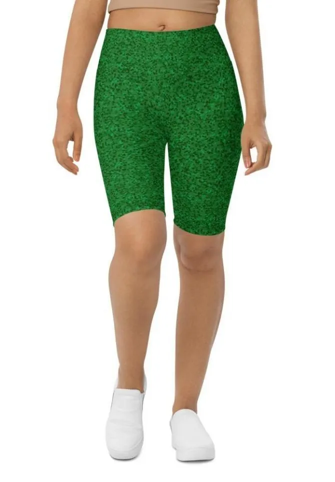 Cute Christmas Bow Biker Shorts