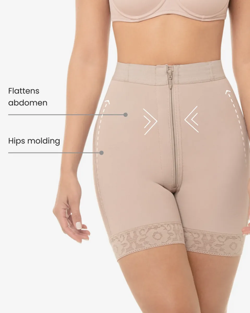 Cysm High Compression Shorts With Zipper Closure - 253