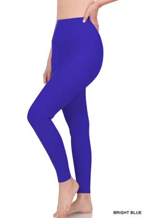 Devin Essential Leggings || Bright Blue