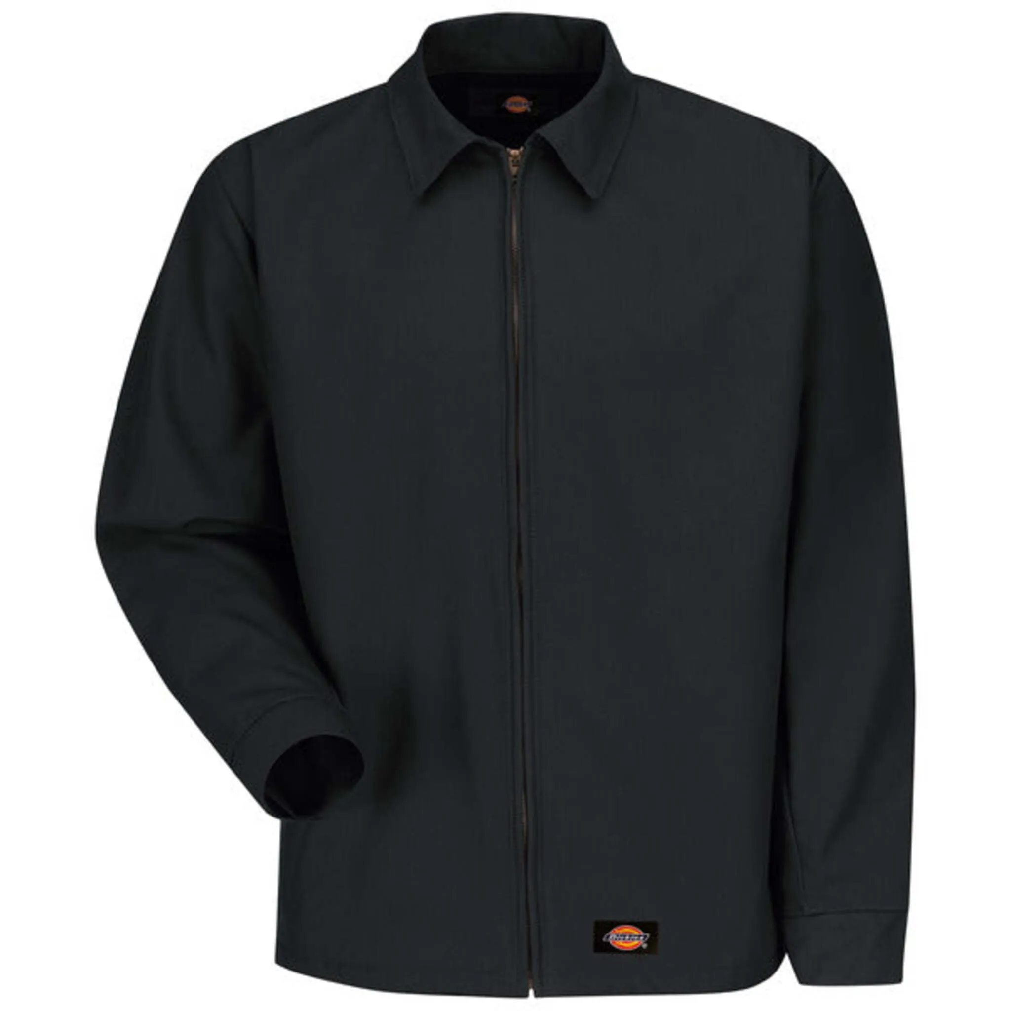 Dickies Men's WJ40 Fleece-Lined Canvas Work Jacket - Durable 7.5 oz Fabric, Enhanced Mobility, Warm Fleece Lining, Versatile Design | Sizes S-3XL