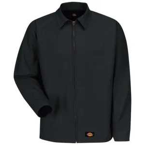 Dickies Men's WJ40 Fleece-Lined Canvas Work Jacket - Durable 7.5 oz Fabric, Enhanced Mobility, Warm Fleece Lining, Versatile Design | Sizes S-3XL