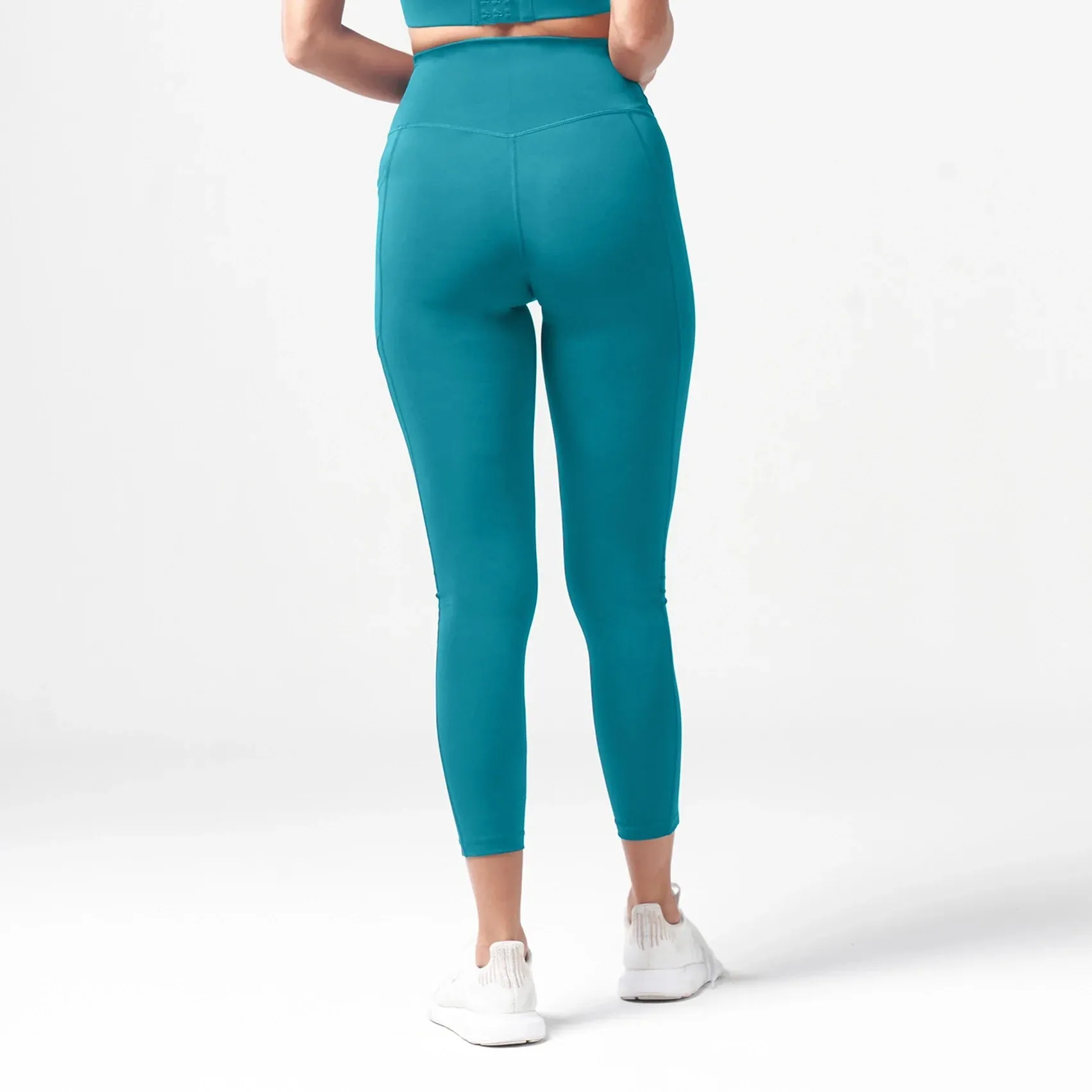 Essential Cropped Leggings 24" - Deep Lagoon