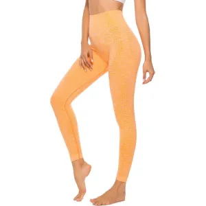 Essential Seamless Contour Leggings - Mango Orange