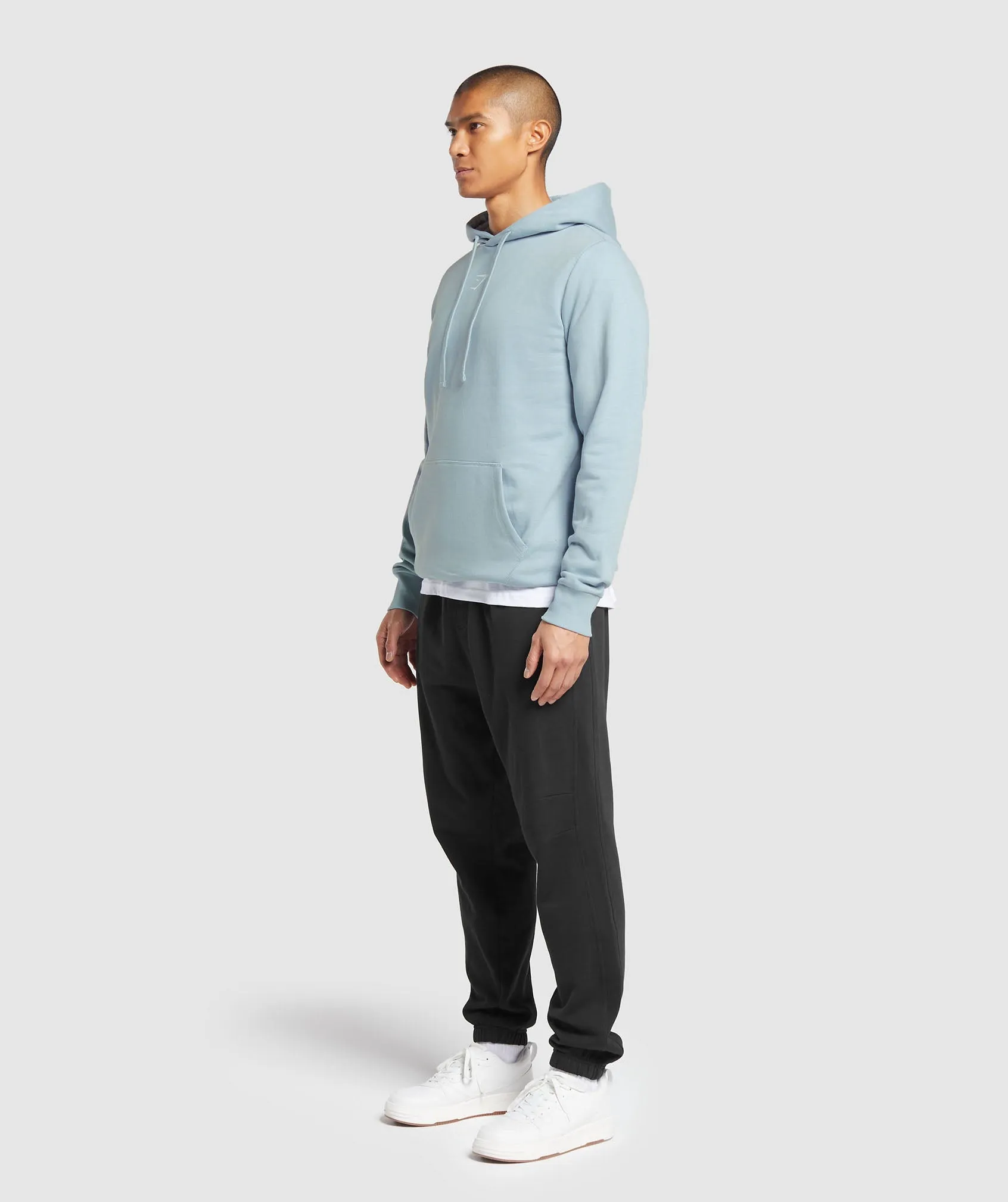 Gymshark Hybrid Wellness Hoodie - Salt Blue
