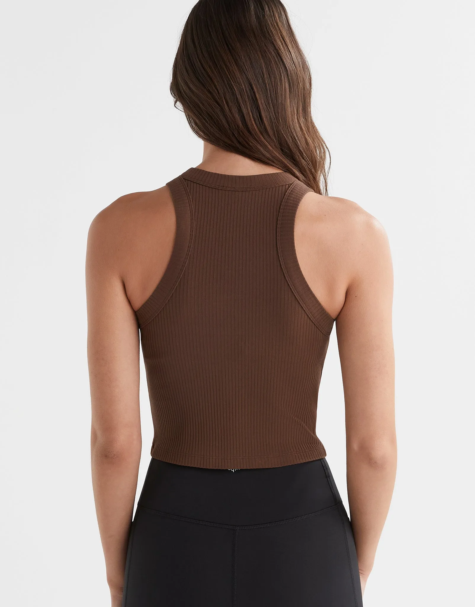 Harmony Rib Tank - Scarlett