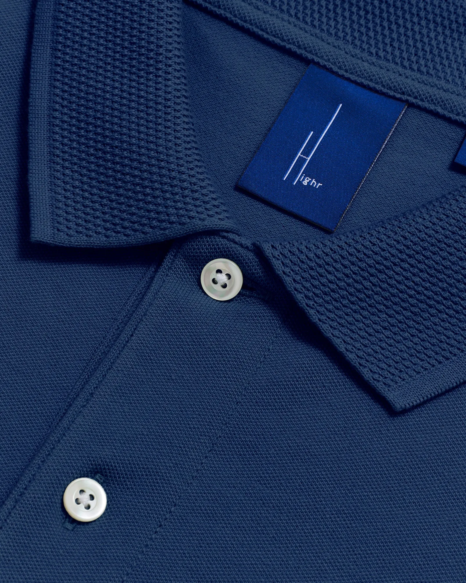 Highr, Steel Blue, Polo Tee