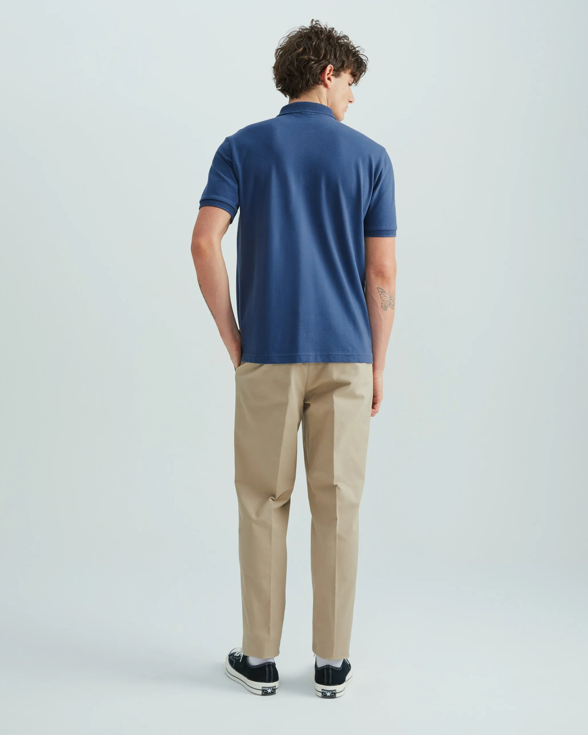 Highr, Steel Blue, Polo Tee