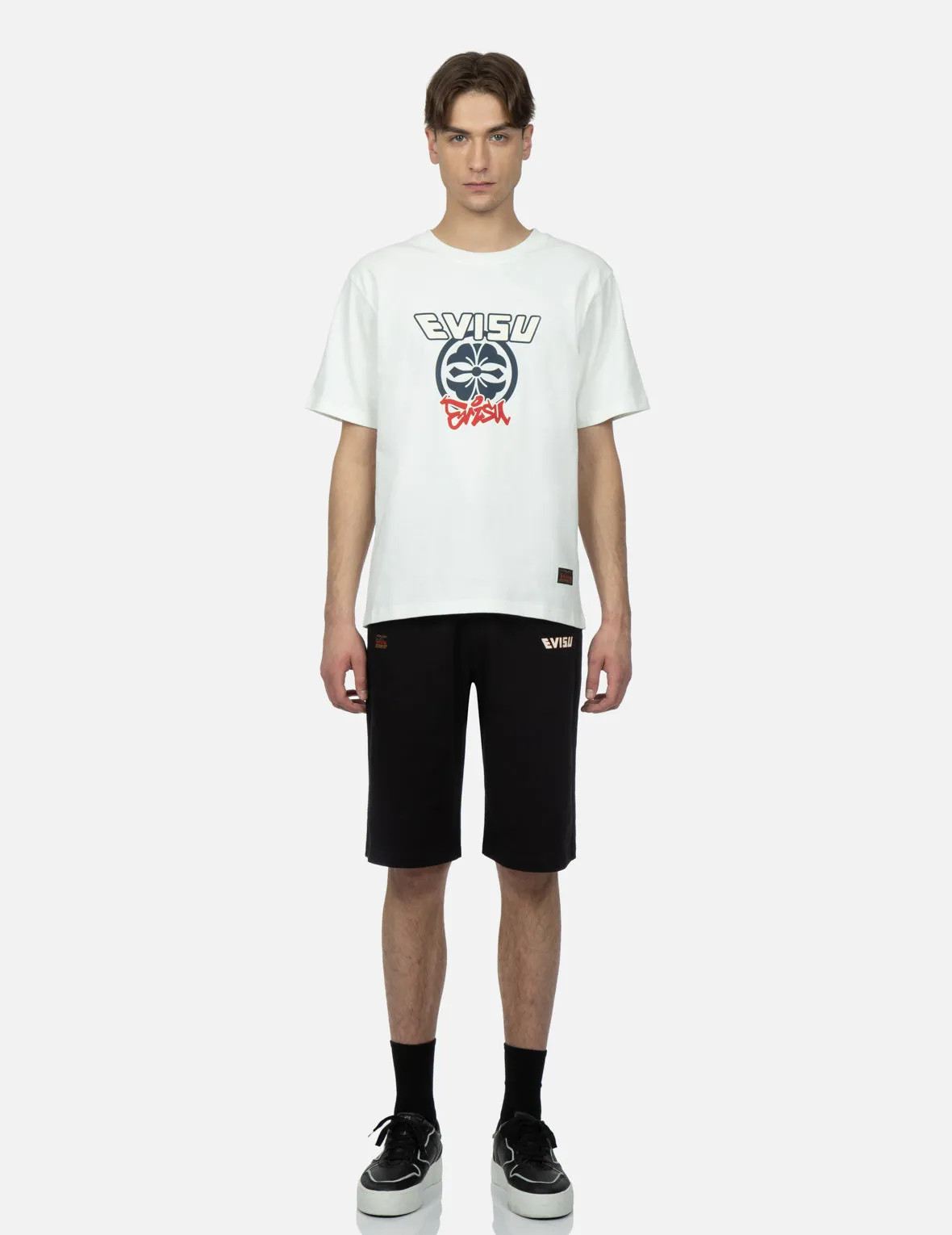 Kamon Print Sweat Shorts