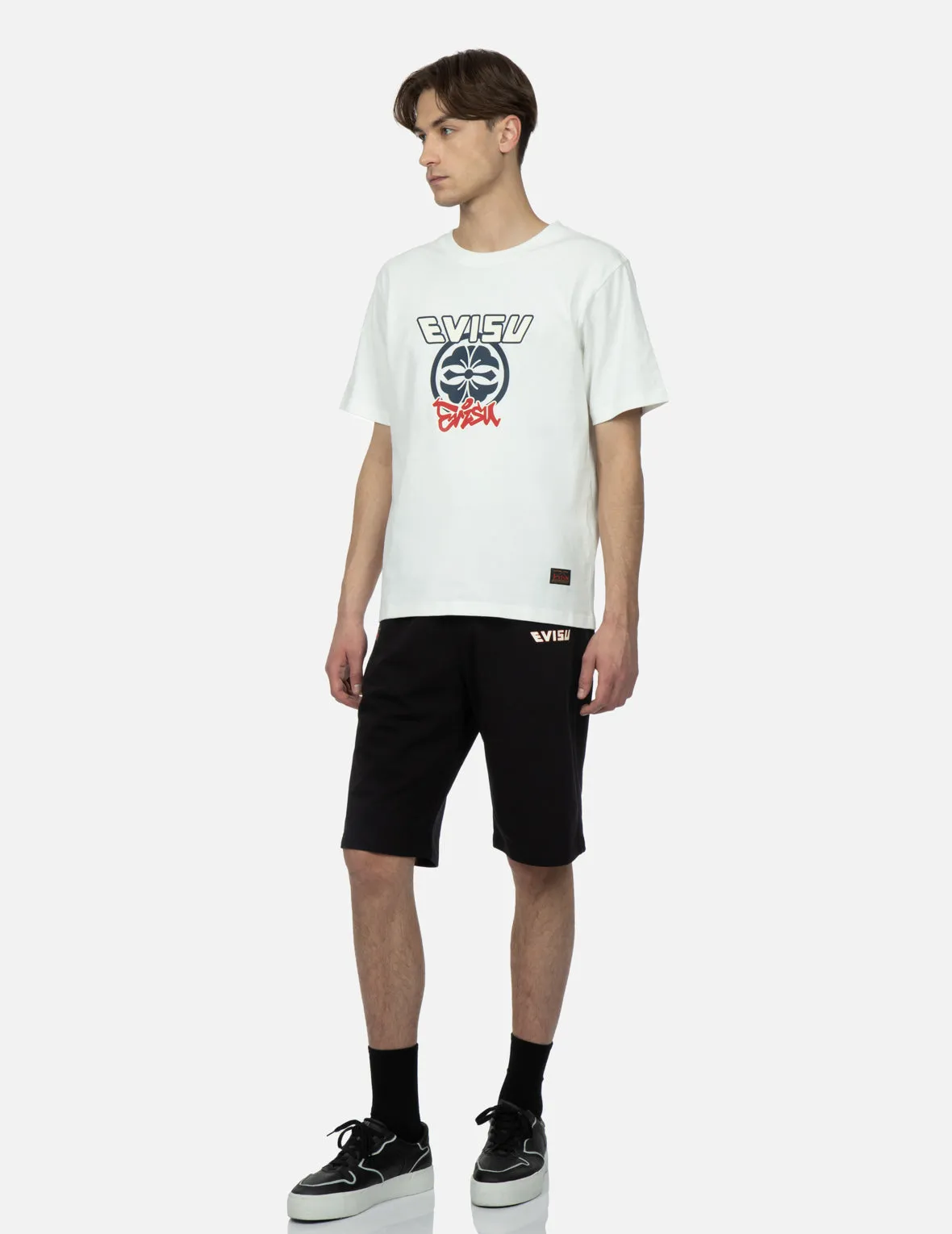 Kamon Print Sweat Shorts