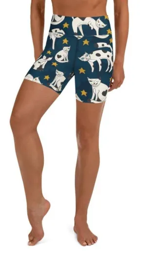 Kitty Love Yoga Shorts
