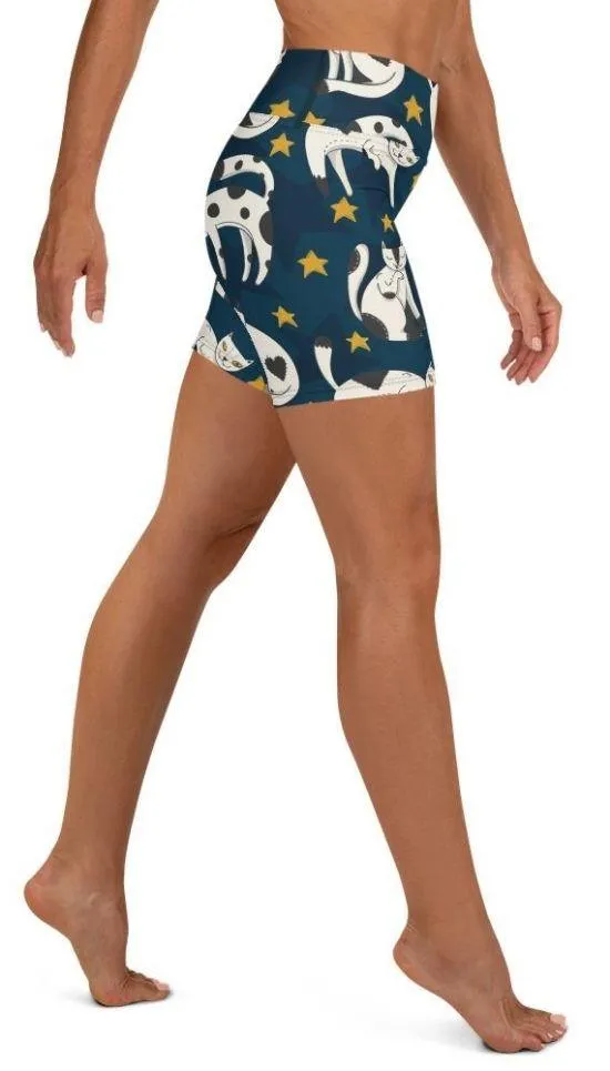 Kitty Love Yoga Shorts