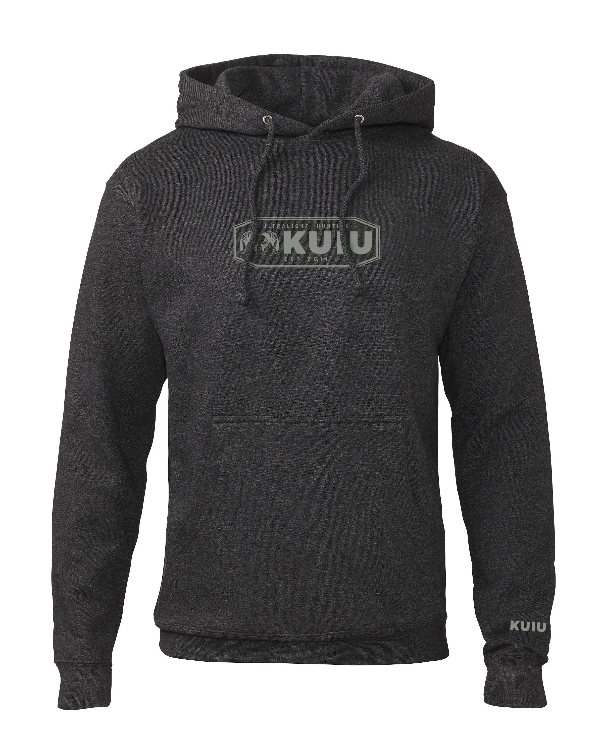 KUIU Logo Hoodie | Charcoal