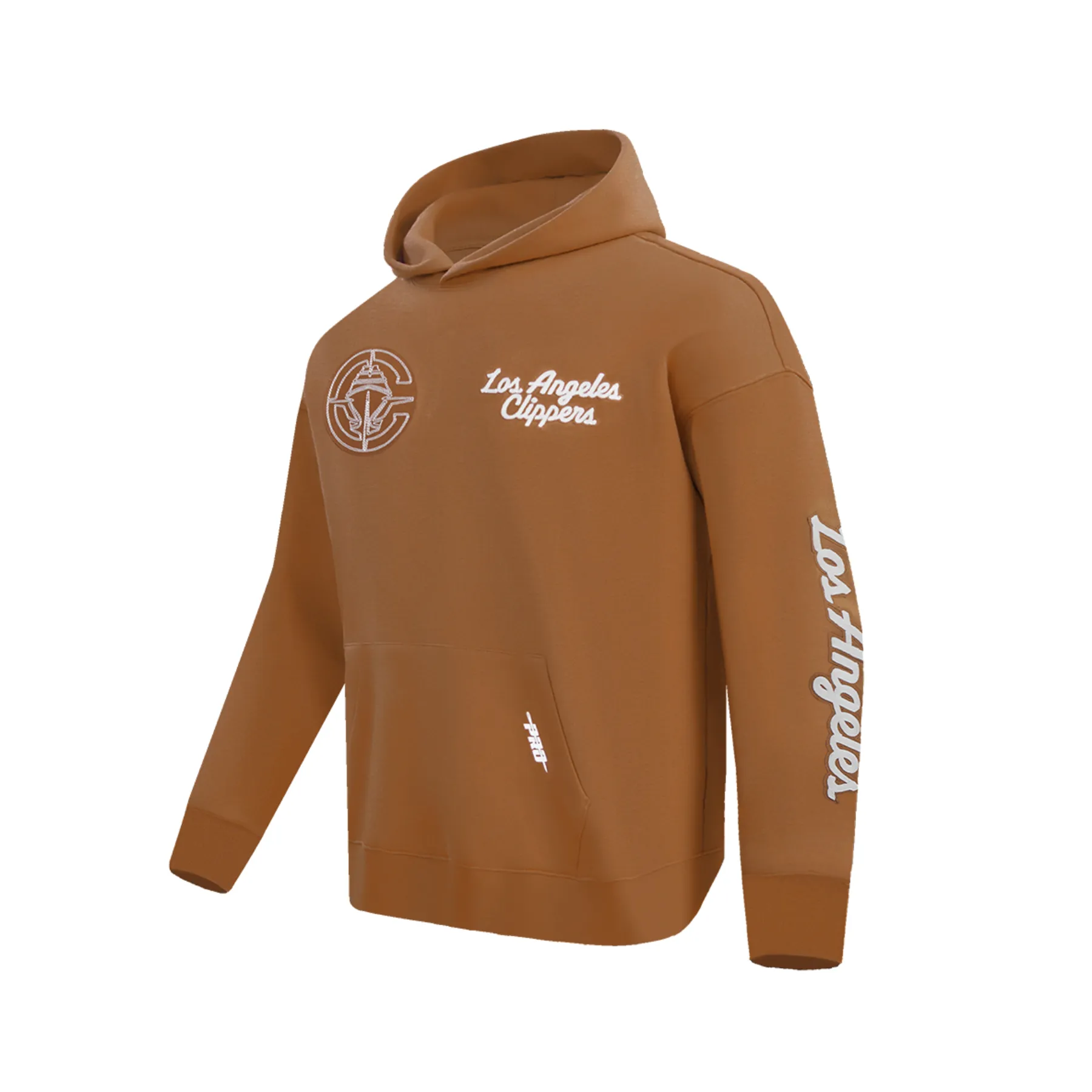 LA Clippers Brown Paint the City Pullover Hoodie