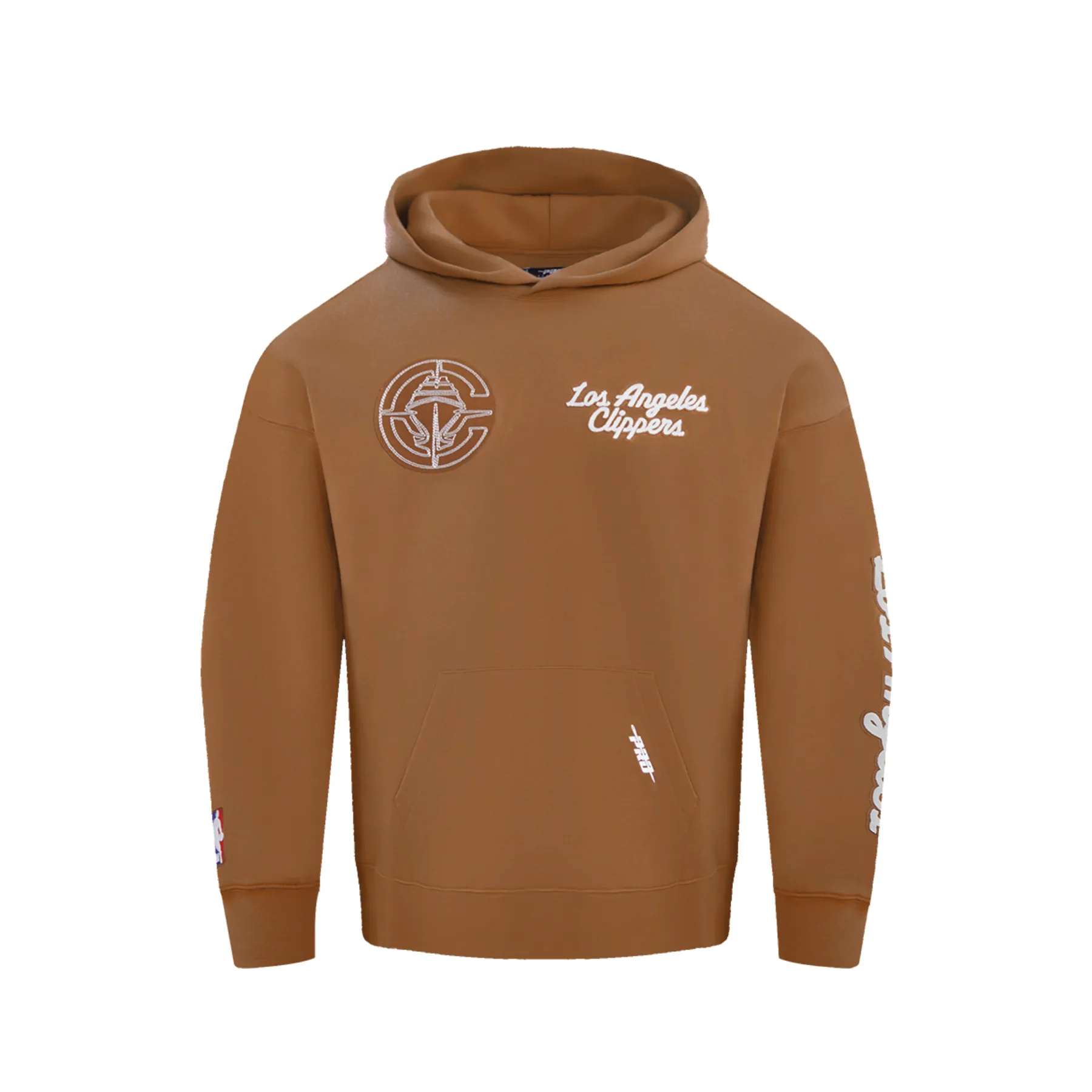 LA Clippers Brown Paint the City Pullover Hoodie