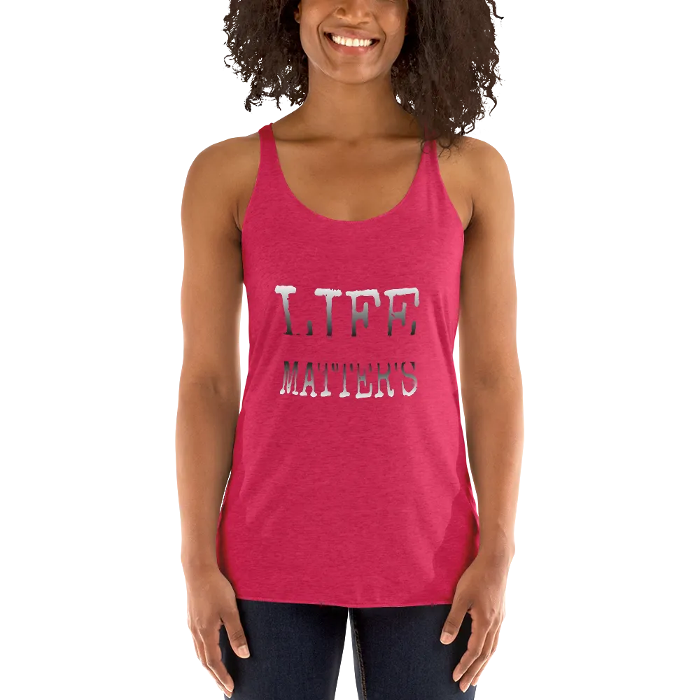 Life Matters Ladies Racerback Tanks