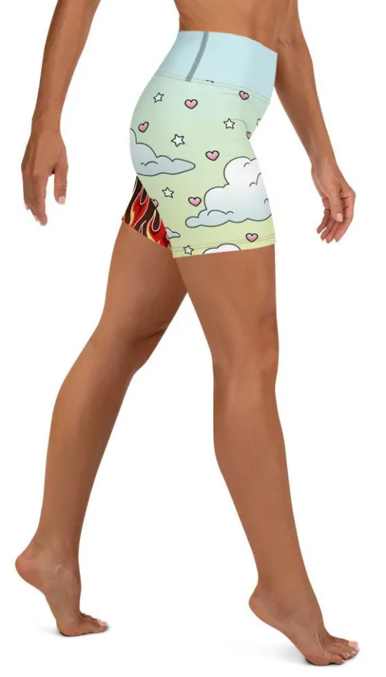 Lil Angel & Lil Devil Yoga Shorts