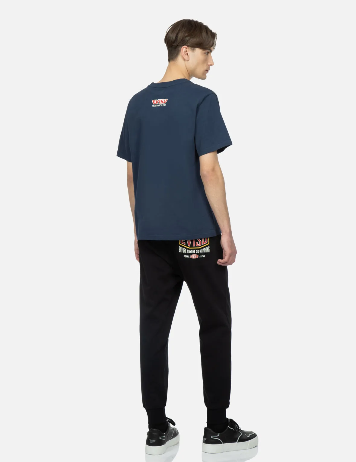 Logo and Slogan Print Sweatpants