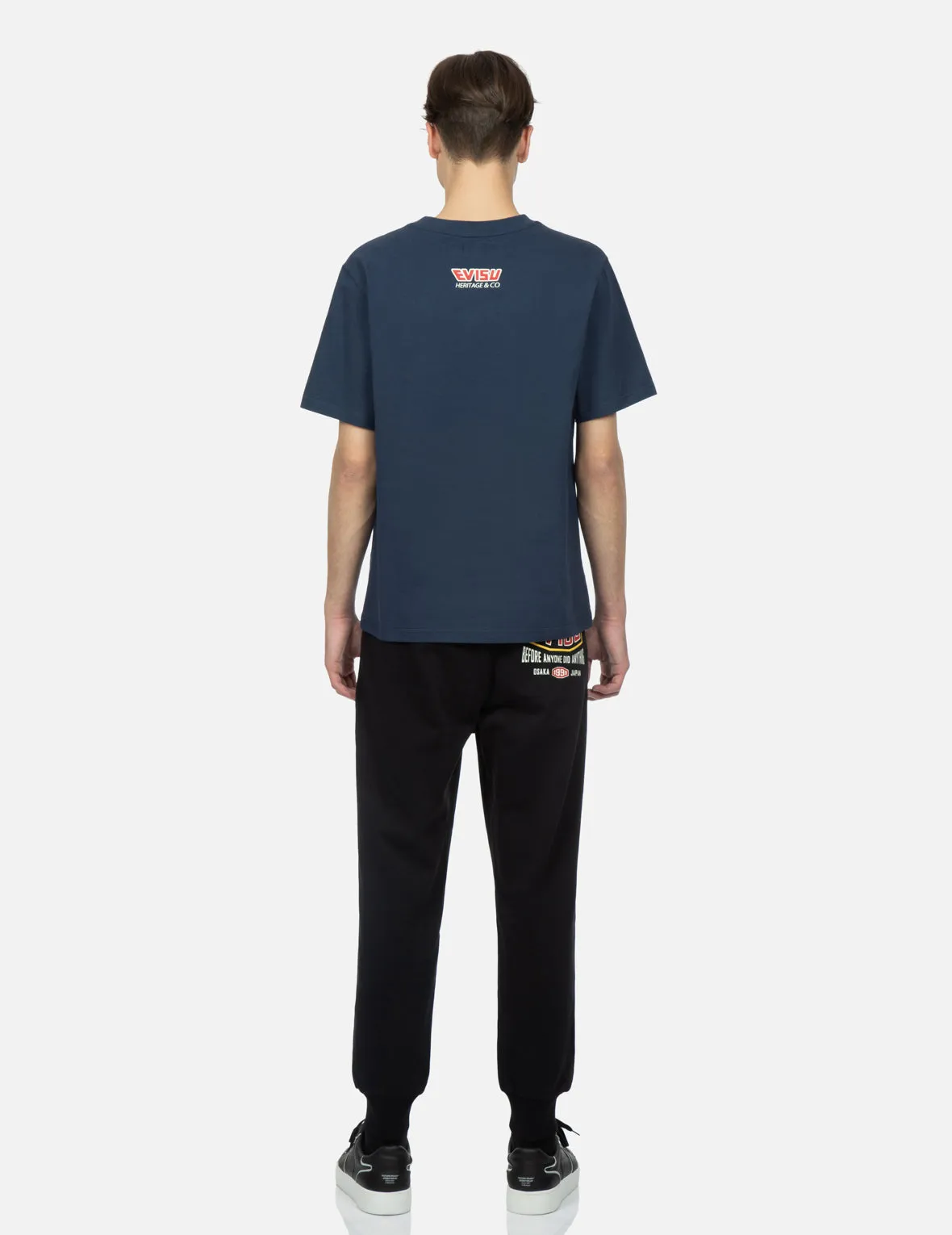 Logo and Slogan Print Sweatpants