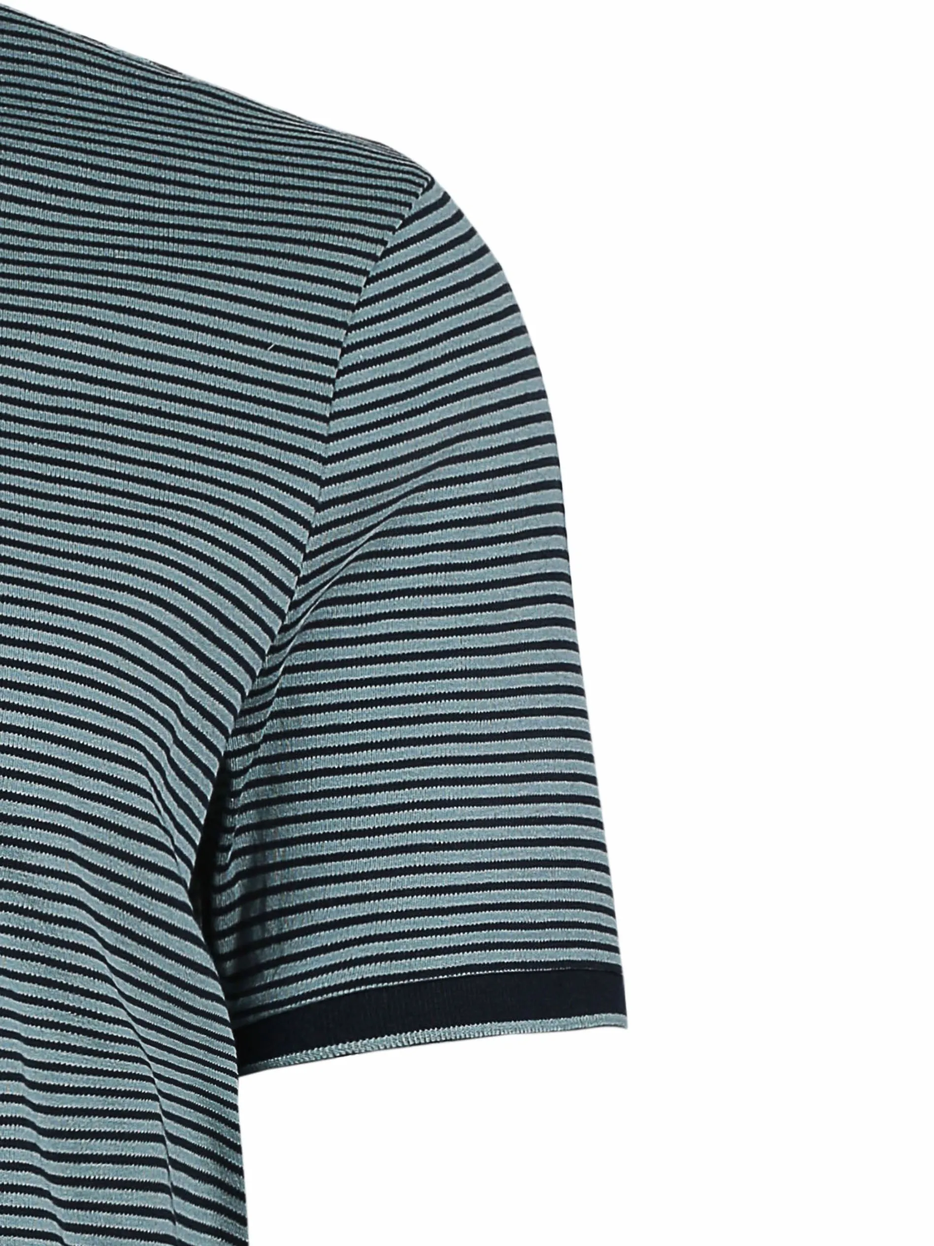 M&S Men S/S Striper Polo