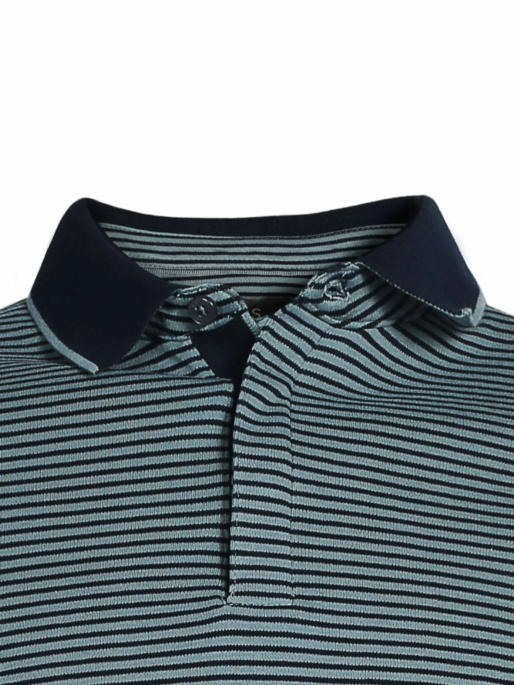 M&S Men S/S Striper Polo