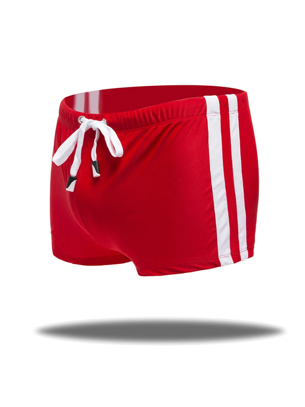 Mens Athletic Swim Trunks with Removable Pad