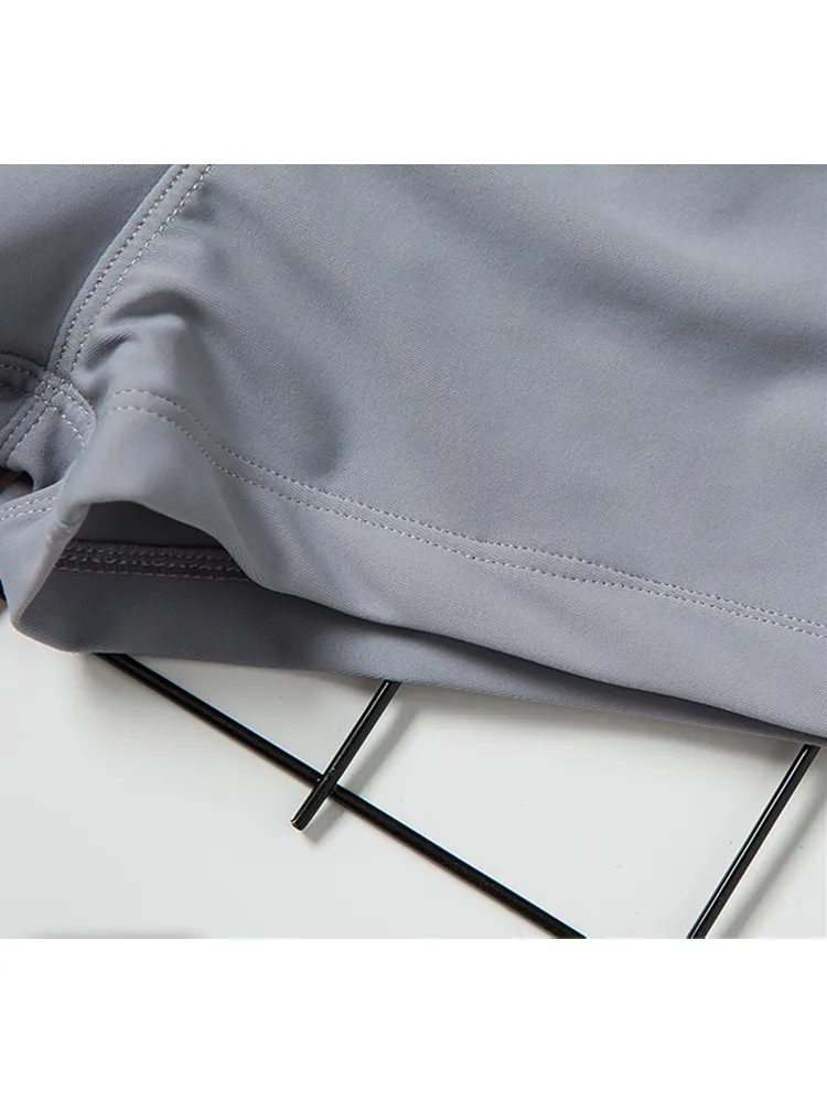 Mens Athletic Swim Trunks with Removable Pad
