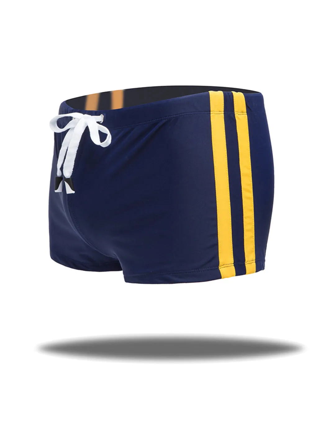 Mens Athletic Swim Trunks with Removable Pad