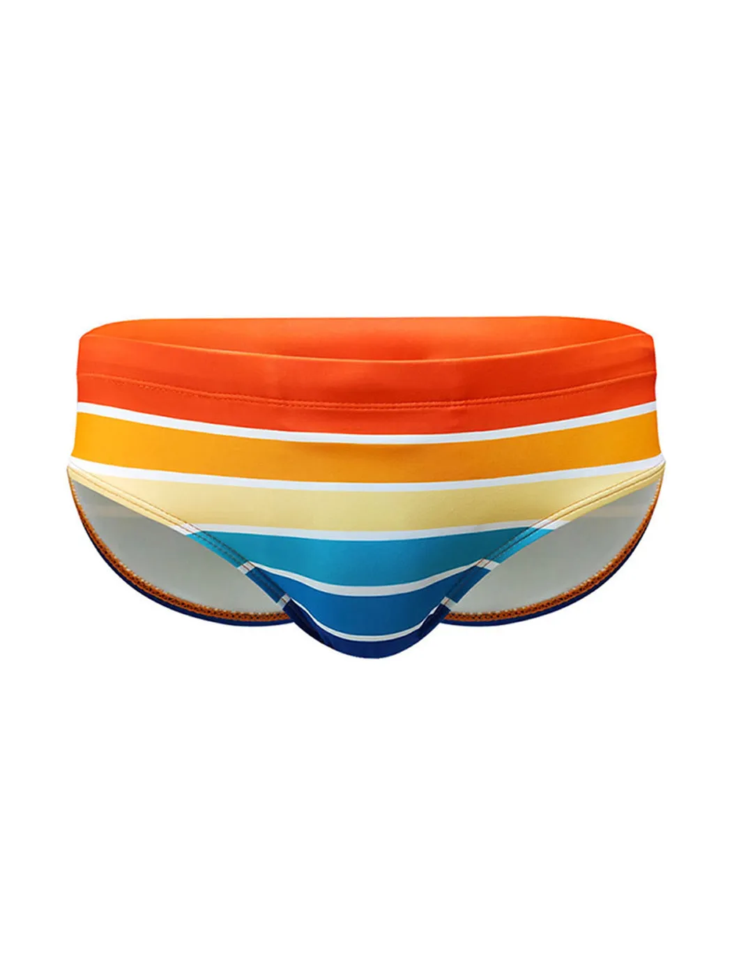Men's Sexy Color Striped Swim Briefs