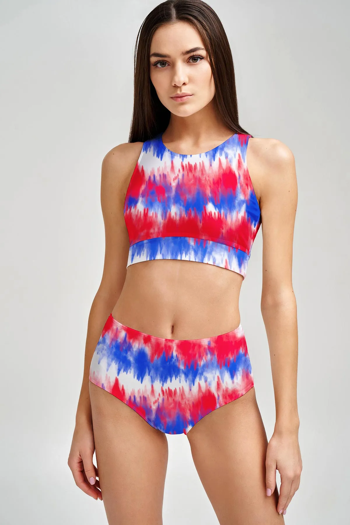 Miss Freedom Cara 4th of July Patriotic High-Waist Bikini Bottom Women