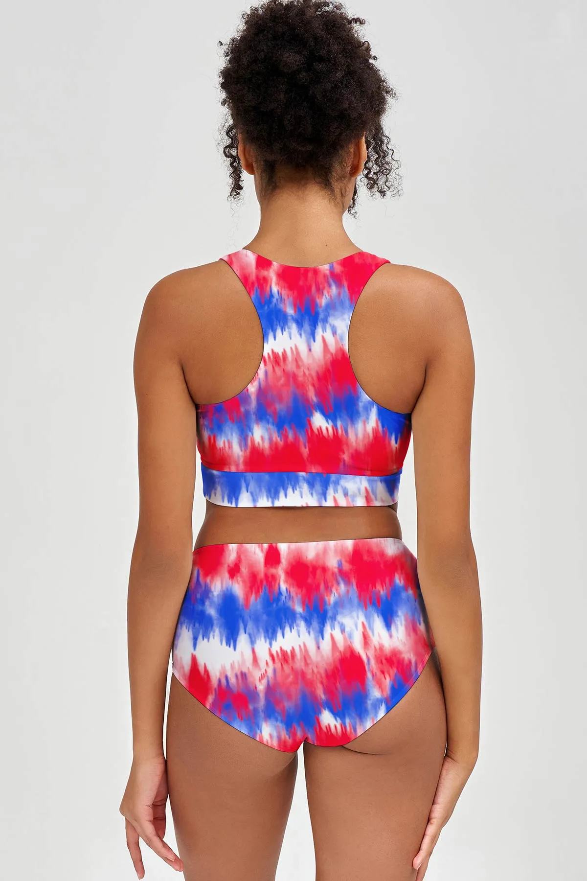 Miss Freedom Cara 4th of July Patriotic High-Waist Bikini Bottom Women
