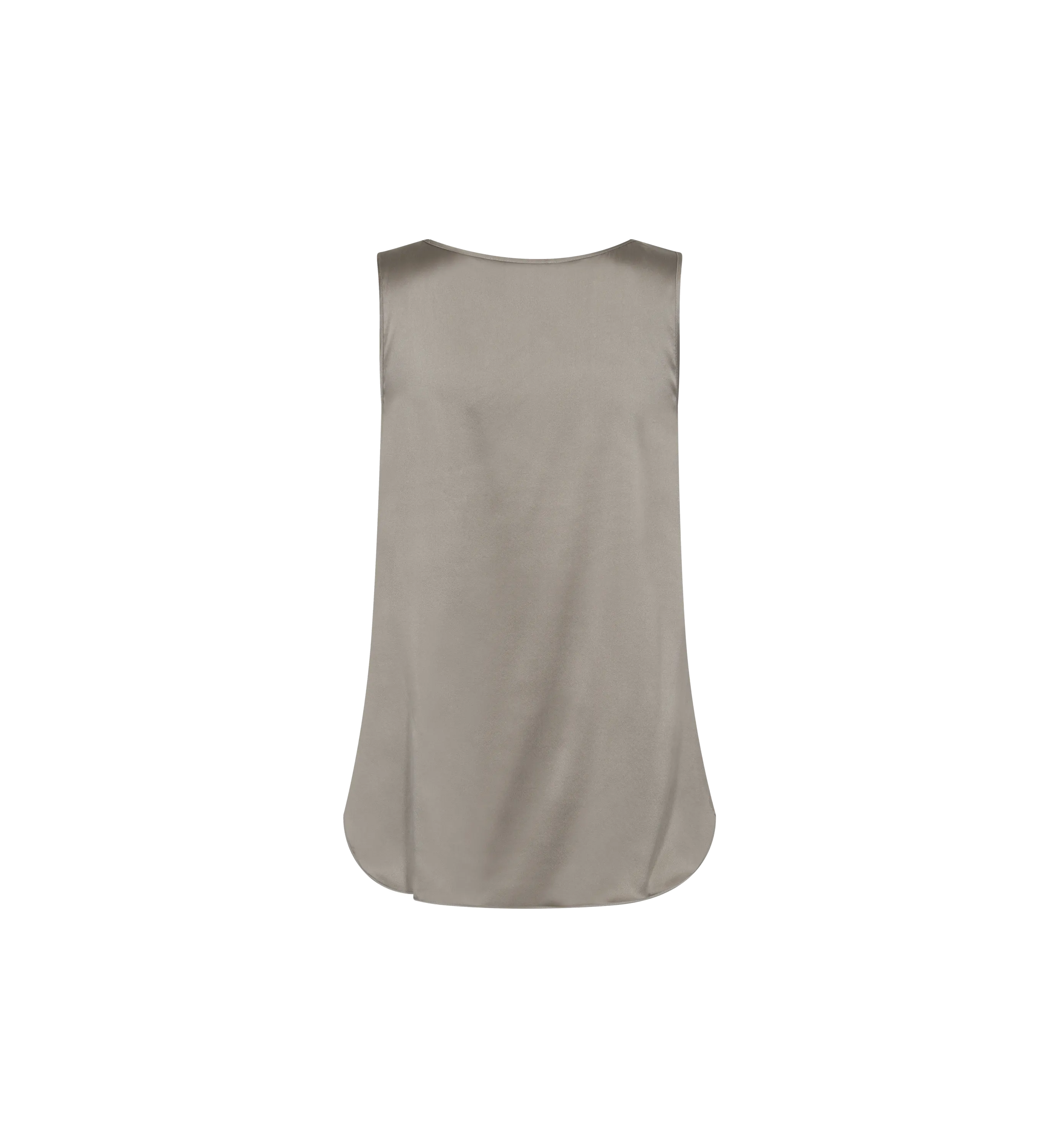 MMAstrid V-Neck Silk Tank Top